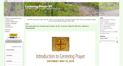 Desktop Screenshot of centeringprayerny.com