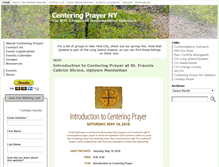 Tablet Screenshot of centeringprayerny.com